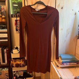 V-neck bodycon Dress